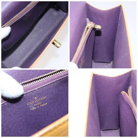 LOUIS VUITTON Epi Malesherbes Hand Bag Tassili Yellow Jonne - Picture 15 of 16